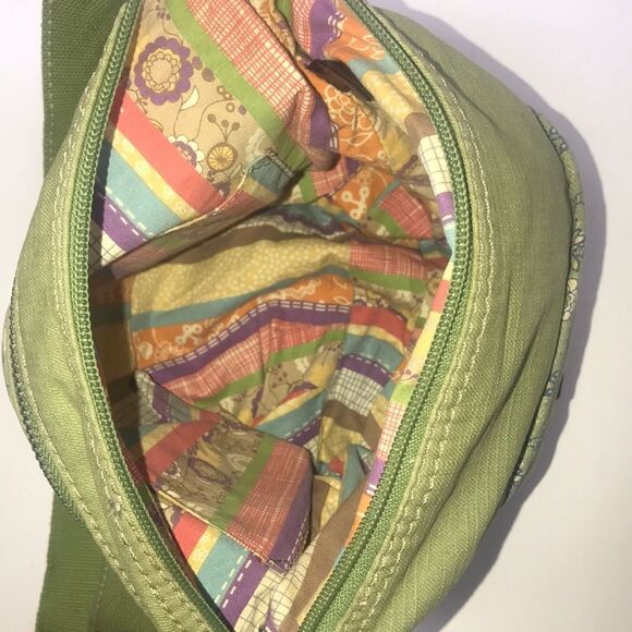 RARE FOSSIL VINTAGE ORIGINAL CANVASS AND LEATHER CROSSBODY WOMEN’S BAG - Picture 11 of 16